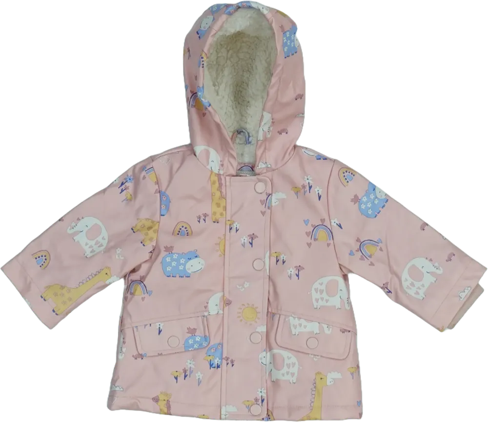 Pink George Raincoat EU 74 / UK 6-9 months / US 6-9 months