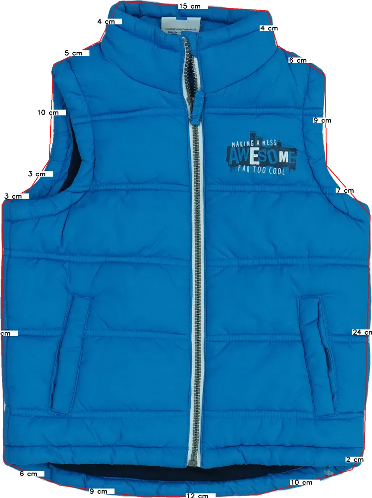 Kék Topolino Mellény EU 110 / UK 5 év / US 5 év/XS