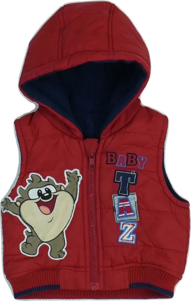 Piros Disney Mellény EU 62 / UK 0-3 hónap / US 0-3 hónap