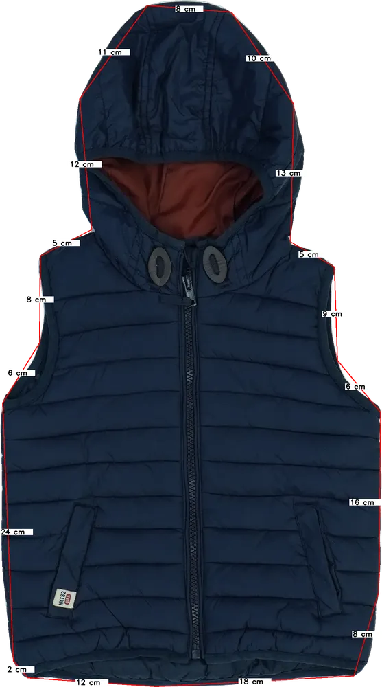 Kék Next Mellény EU 98 / UK 3 év / US 3T