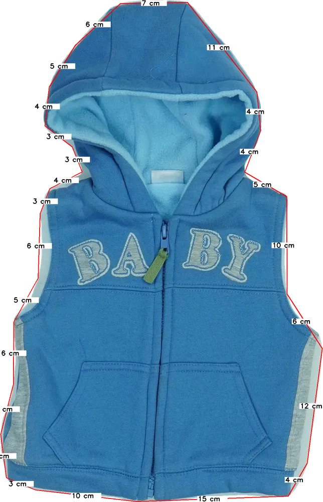 Kék Cherokee Mellény EU 74 / UK 6-9 hónap / US 6-9 hónap