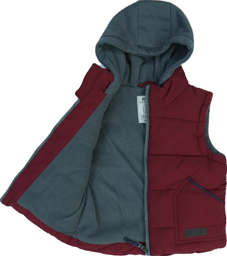 Bordó Rebel Mellény EU 104 / UK 4 év / US 4T/XS