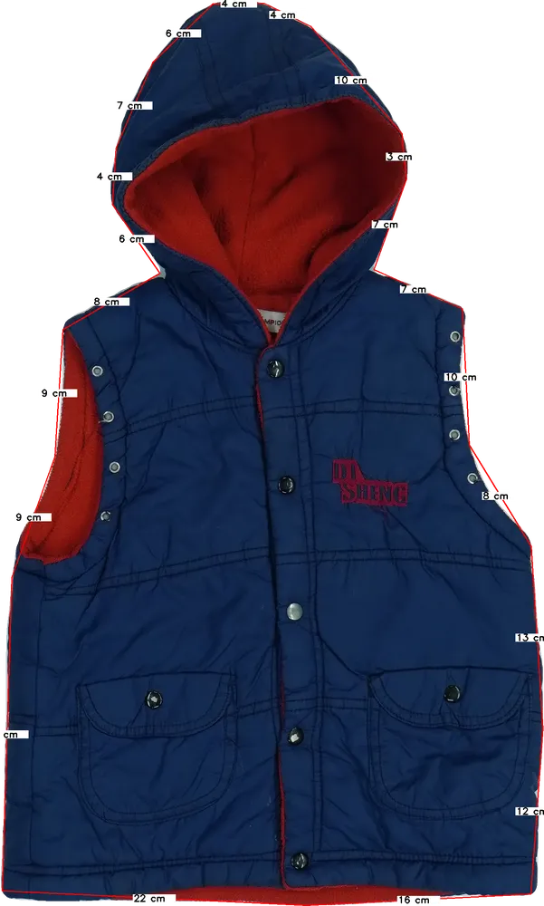 Kék Egyéb Mellény EU 116 / UK 6 év / US 6 év/S