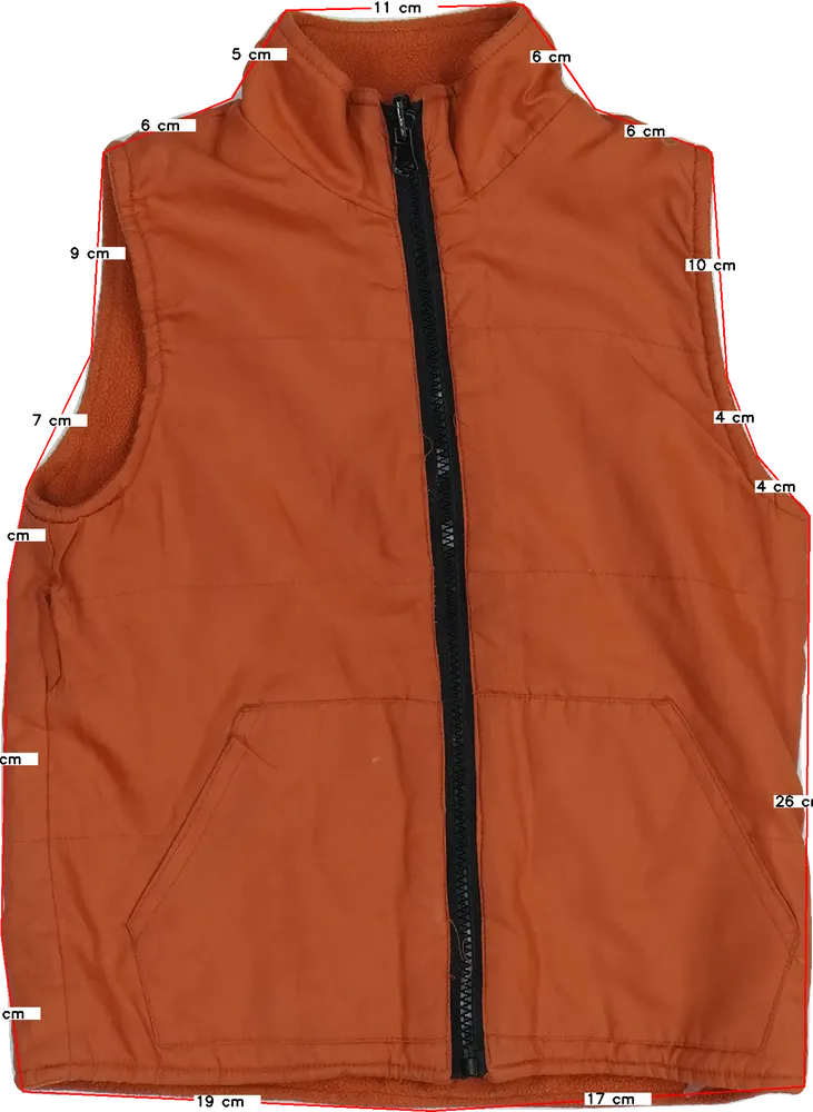 Sárga (narancs) C&amp;A Mellény EU 104 / UK 4 év / US 4T/XS