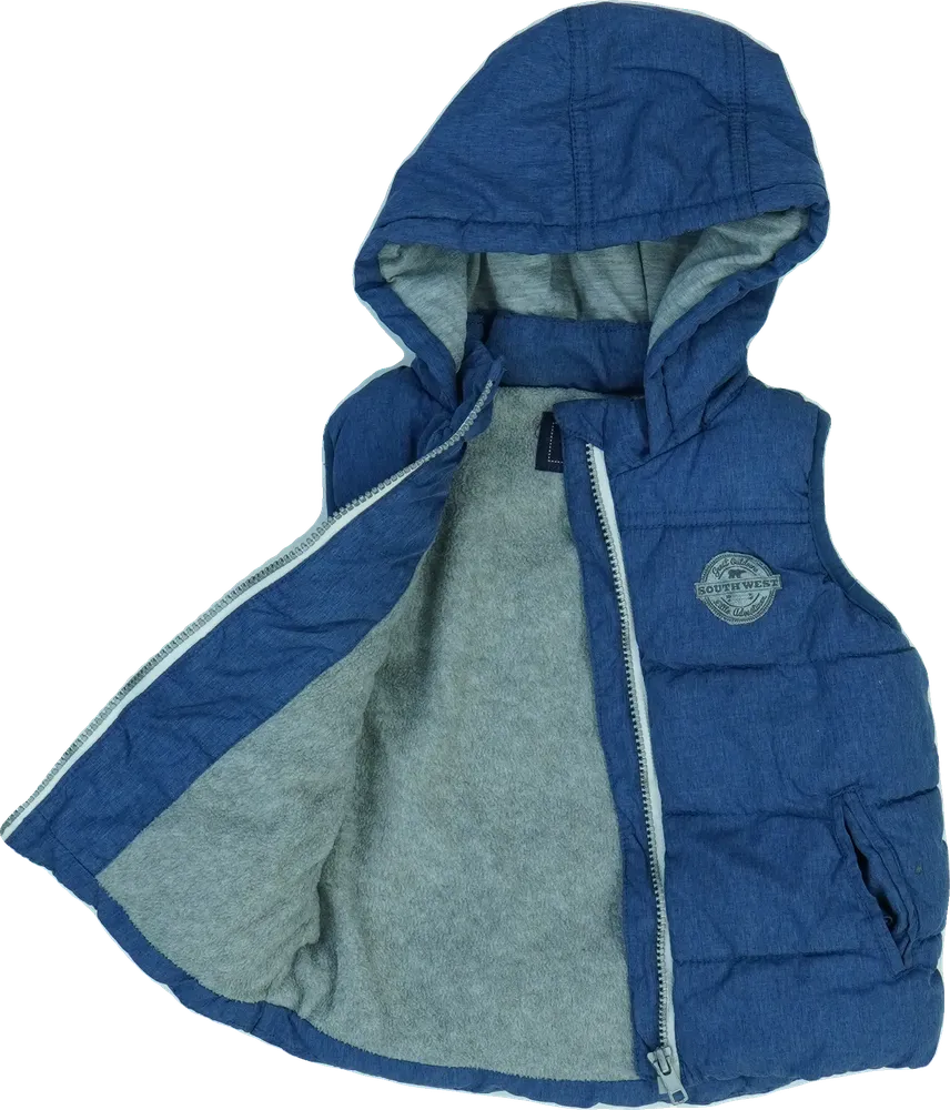 Kék Rebel Mellény EU 92 / UK 2 év / US 2T