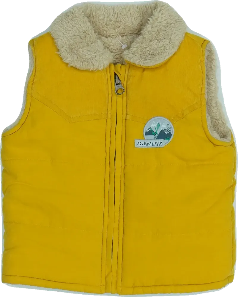 Sárga George Mellény EU 74 / UK 6-9 hónap / US 6-9 hónap