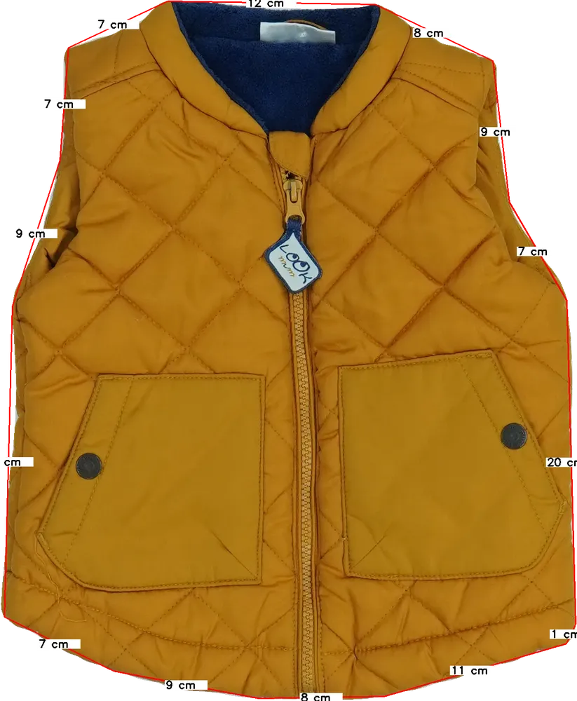 Sárga Ergee Mellény EU 80 / UK 9-12 hónap / US 12 hónap