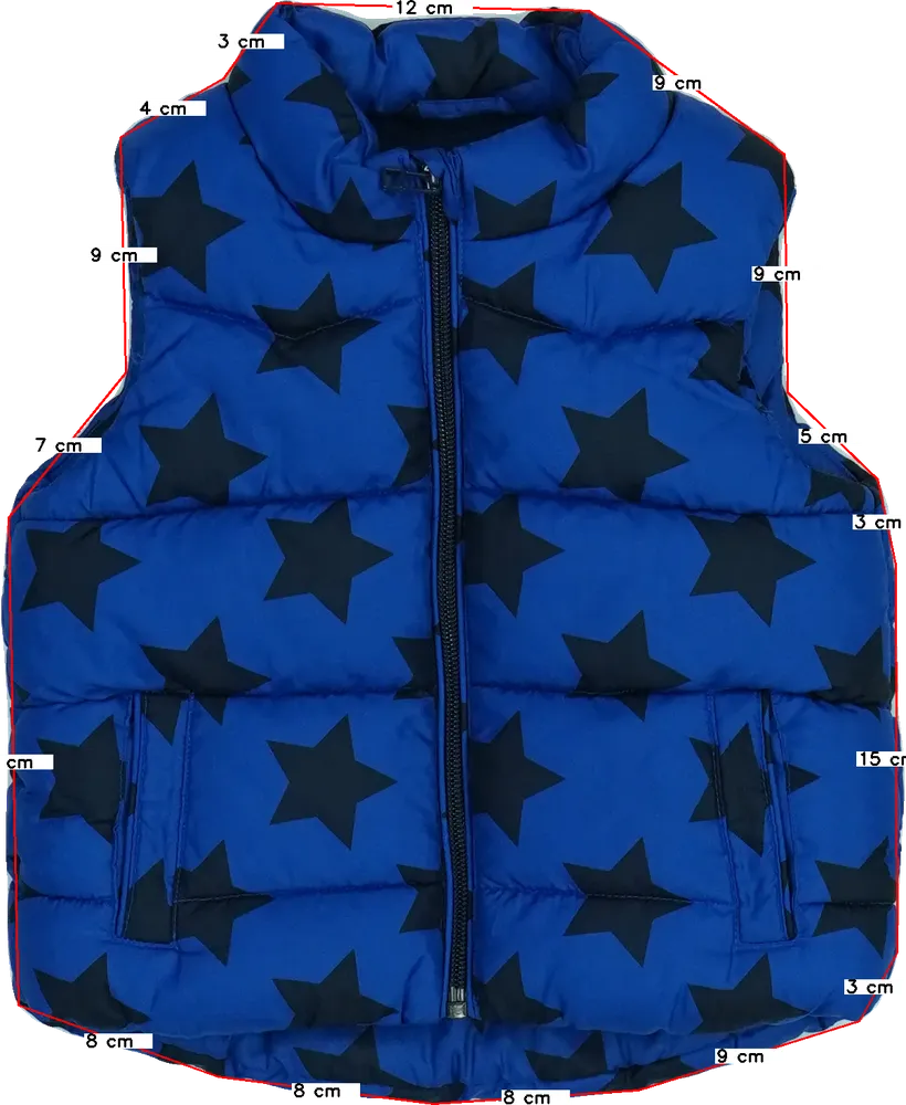 Kék Next Mellény EU 80 / UK 9-12 hónap / US 12 hónap