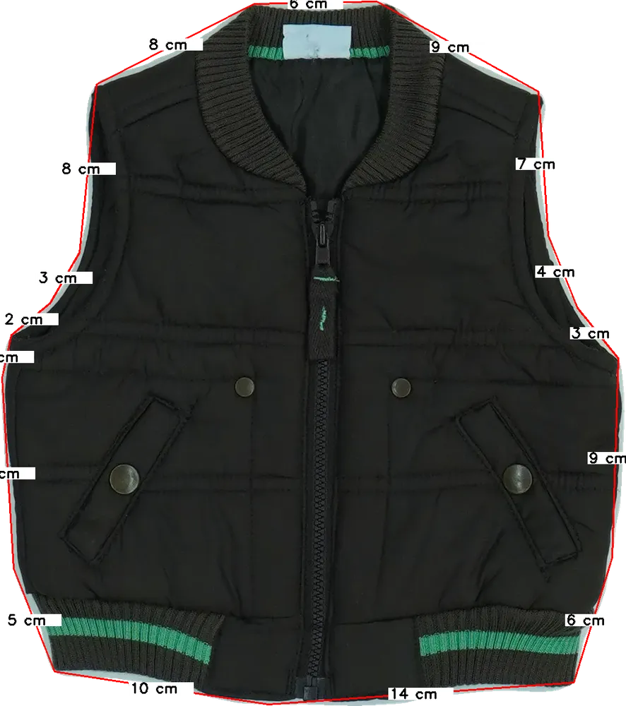 Barna Cherokee Mellény EU 56 / UK Újszülött / US Újszülött