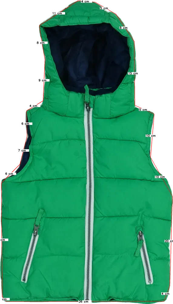 Zöld DopoDopo Mellény EU 116 / UK 6 év / US 6 év/S