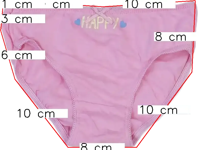 Rózsaszín OVS Lányka / Női bugyi EU 116 / UK 6 év / US 6 év/S