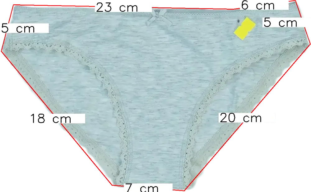 Szürke OVS Lányka / Női bugyi EU 140 / UK 10 év / US 10 év/L