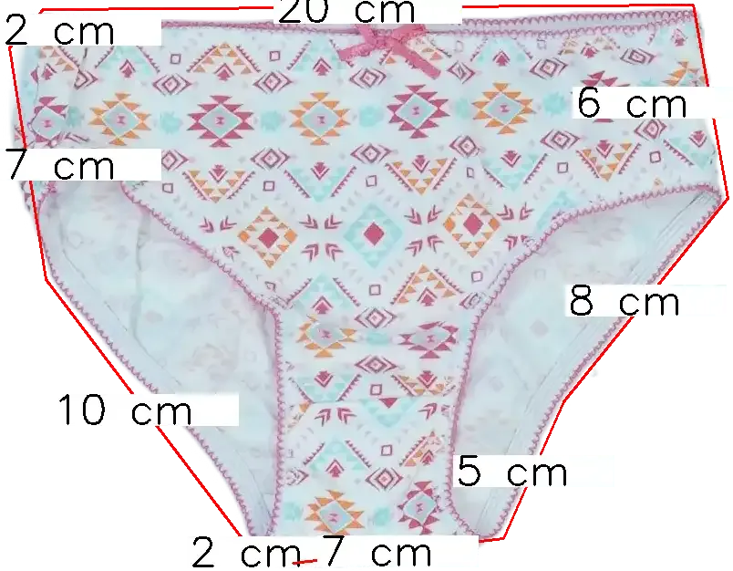 Többszínű OVS Lányka / Női bugyi EU 116 / UK 6 év / US 6 év/S