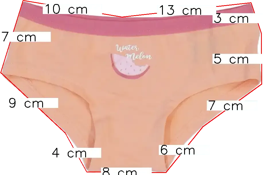 Sárga (narancs) OVS Lányka / Női bugyi EU 104 / UK 4 év / US 4T/XS