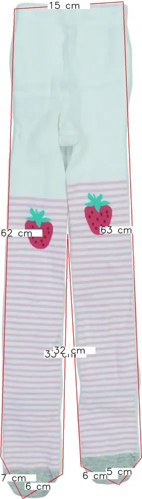 Fehér Dressy Kidz Harisnya EU 140 / UK 10 év / US 10 év/L