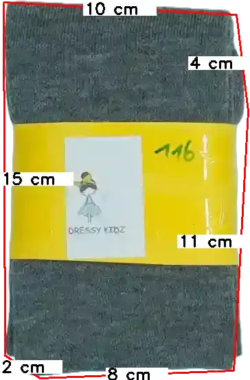 Szürke Dressy Kidz Harisnya EU 116 / UK 6 év / US 6 év/S