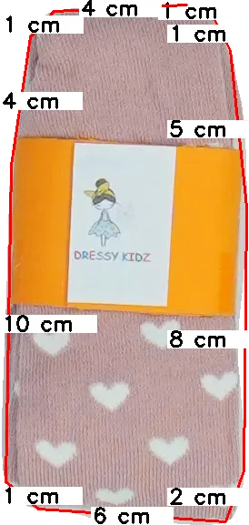 Rózsaszín Dressy Kidz Harisnya EU 68 / UK 3-6 hónap / US 3-6 hónap