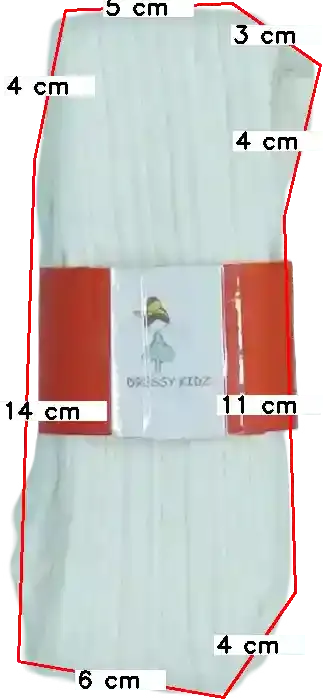 Fehér Dressy Kidz Harisnya EU 116 / UK 6 év / US 6 év/S