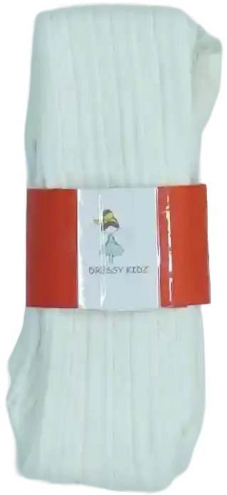 Fehér Dressy Kidz Harisnya EU 116 / UK 6 év / US 6 év/S