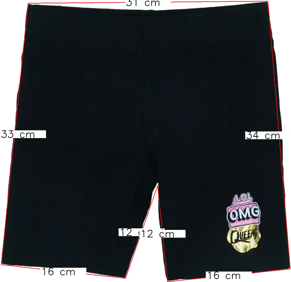 Fekete George Rövidnadrág EU 140 / UK 10 év / US 10 év/L