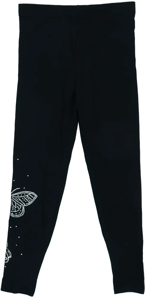 Fekete George Leggings EU 152 / UK 12 év / US 12 év/L