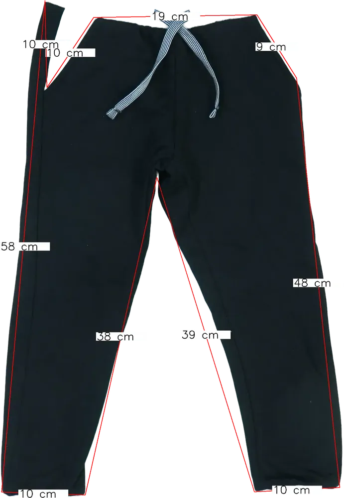 Fekete Basic Collection Melegítőnadrág EU 116 / UK 6 év / US 6 év/S