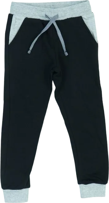 Fekete Basic Collection Melegítőnadrág EU 116 / UK 6 év / US 6 év/S