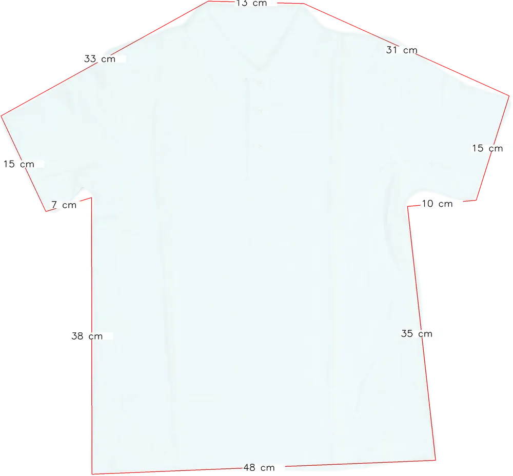 Fehér George Galléros póló EU 158 / UK 13 év / US 14 év/XL