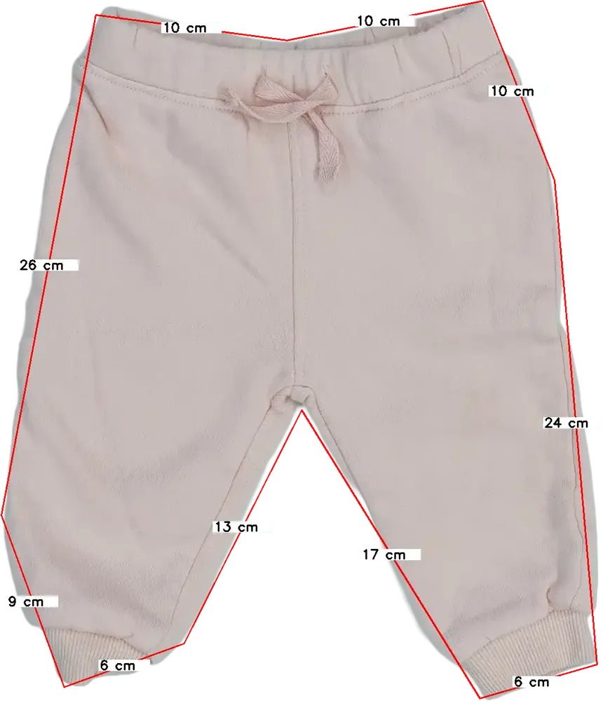 Rózsaszín DopoDopo Melegítőnadrág EU 68 / UK 3-6 hónap / US 3-6 hónap