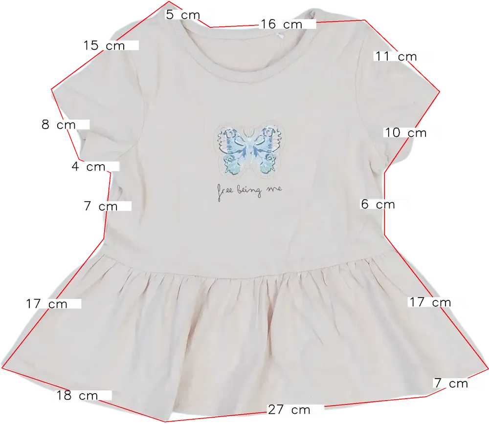 Rózsaszín George Ruha EU 104 / UK 4 év / US 4T/XS