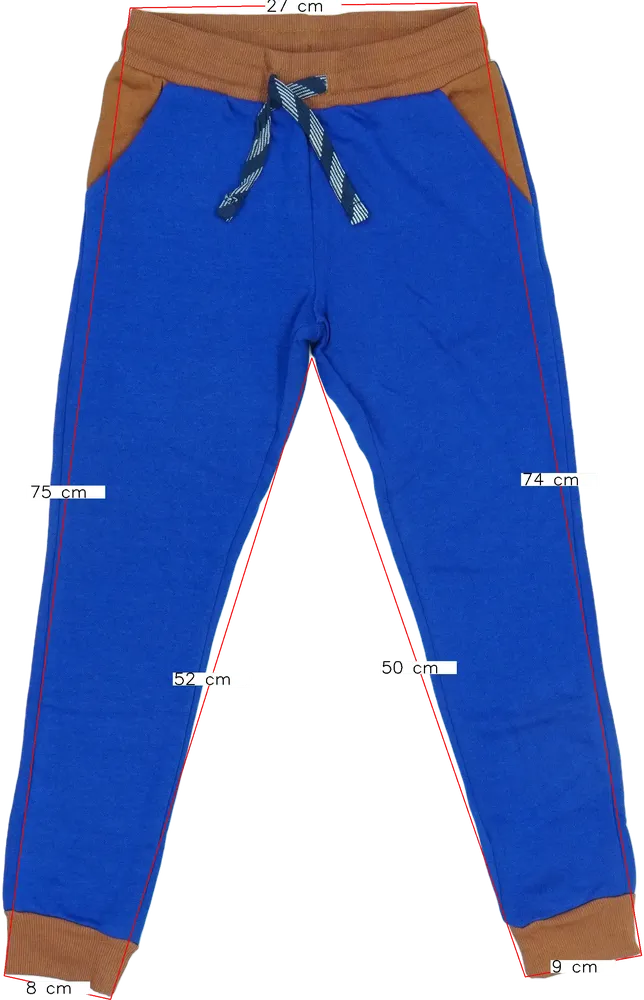 Kék Basic Collection Melegítőnadrág EU 128 / UK 8 év / US 8 év/M