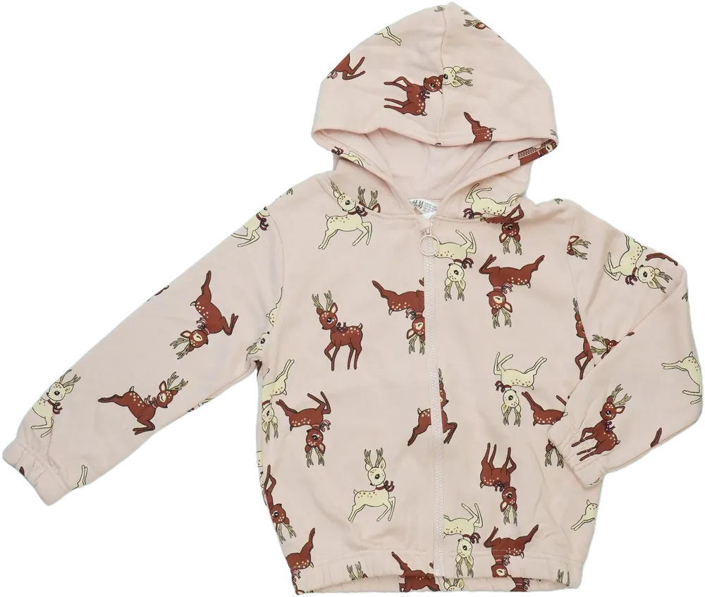 Rózsaszín H&amp;M Kapucnis pulóver EU 122 / UK 7 év / US 7 év/M