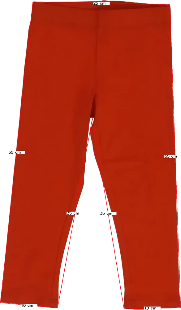 Piros H&amp;M Leggings EU 122 / UK 7 év / US 7 év/M