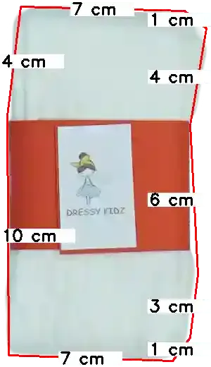 Fehér Dressy Kidz Harisnya EU 56 / UK Újszülött / US Újszülött