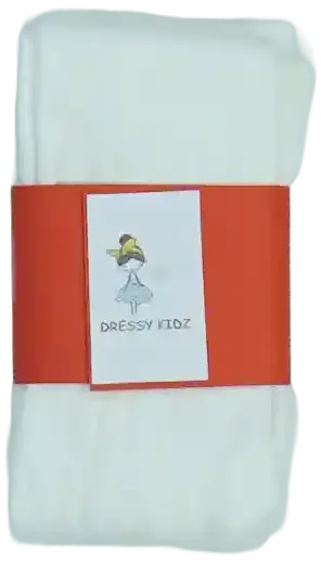 Fehér Dressy Kidz Harisnya EU 56 / UK Újszülött / US Újszülött