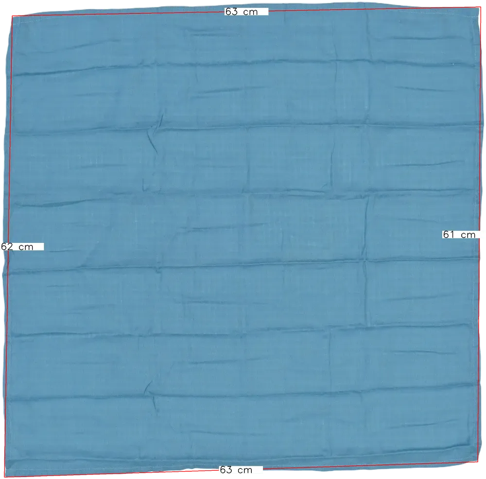 Kék Baby Pelenka 60cmx60cm