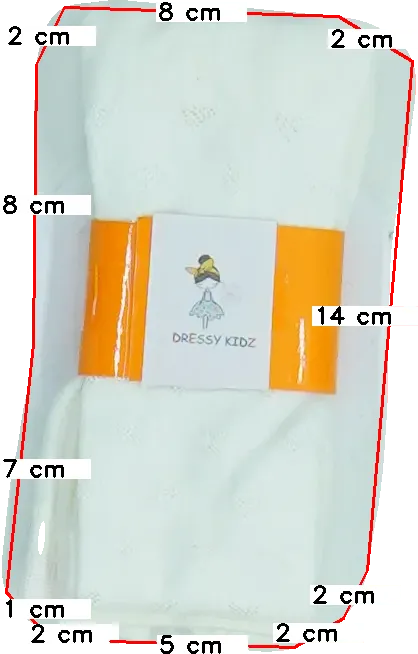 Fehér Dressy Kidz Harisnya EU 116 / UK 6 év / US 6 év/S