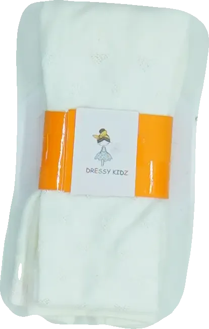 Fehér Dressy Kidz Harisnya EU 116 / UK 6 év / US 6 év/S