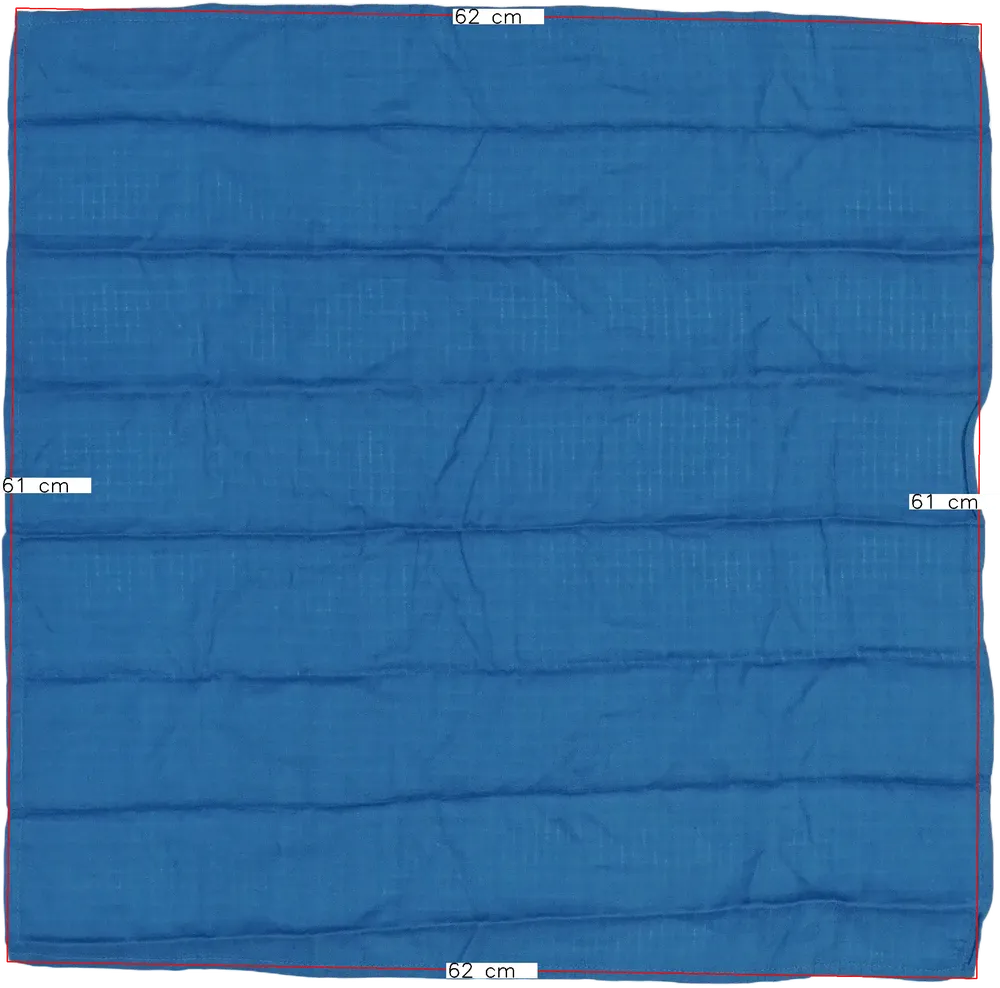 Kék Baby Pelenka 60cmx60cm