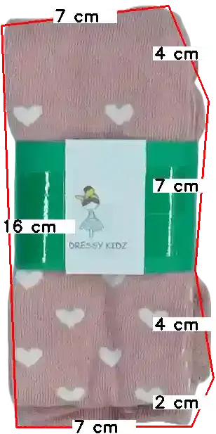 Rózsaszín Dressy Kidz Harisnya EU 80 / UK 9-12 hónap / US 12 hónap