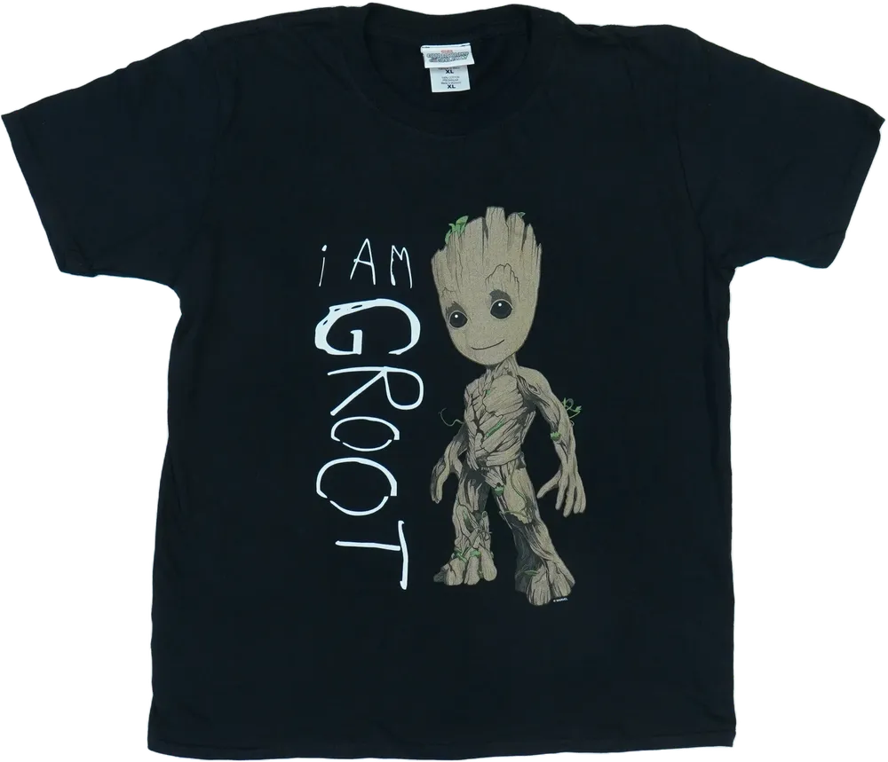 Fekete Marvel Póló EU 164 / UK 14 év / US 14 év/XL