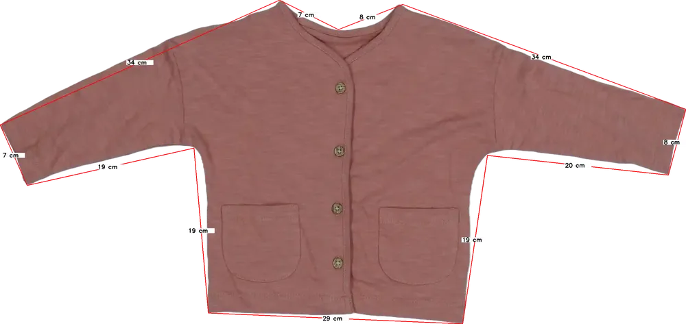 Rózsaszín George Kardigán EU 80 / UK 9-12 hónap / US 12 hónap