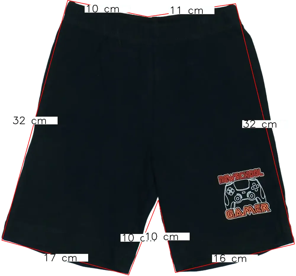 Fekete George Rövidnadrág EU 86 / UK 12-18 hónap / US 18 hónap