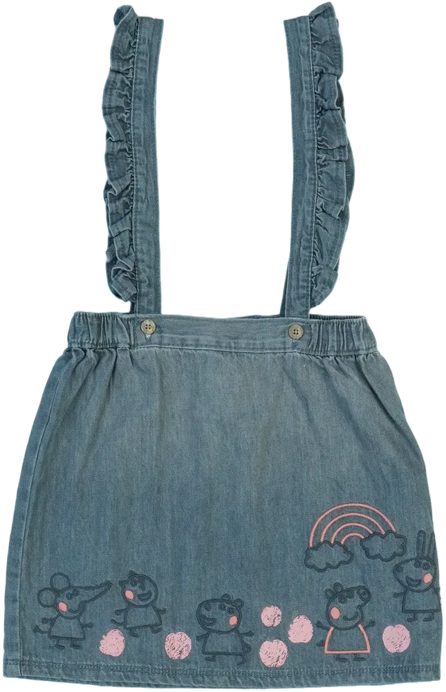 Szürke Peppa Pig Ruha EU 116 / UK 6 év / US 6 év/S