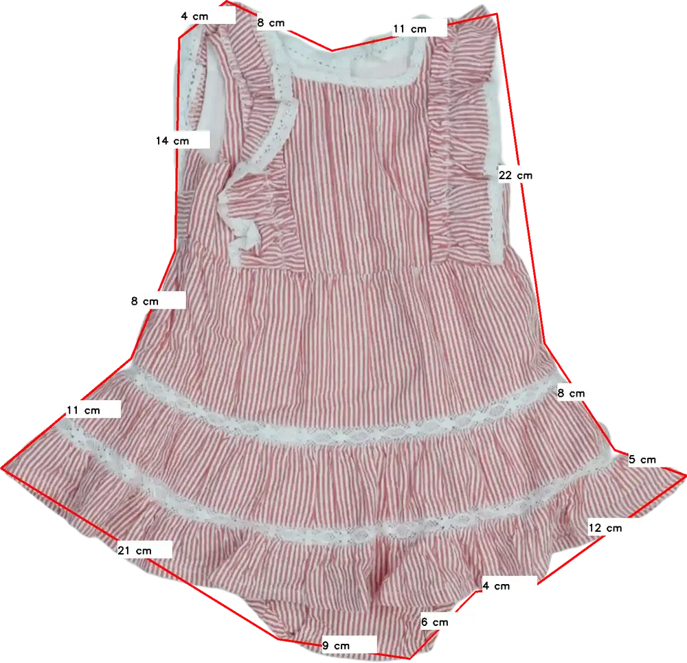 Rózsaszín George Ruha EU 62 / UK 0-3 hónap / US 0-3 hónap