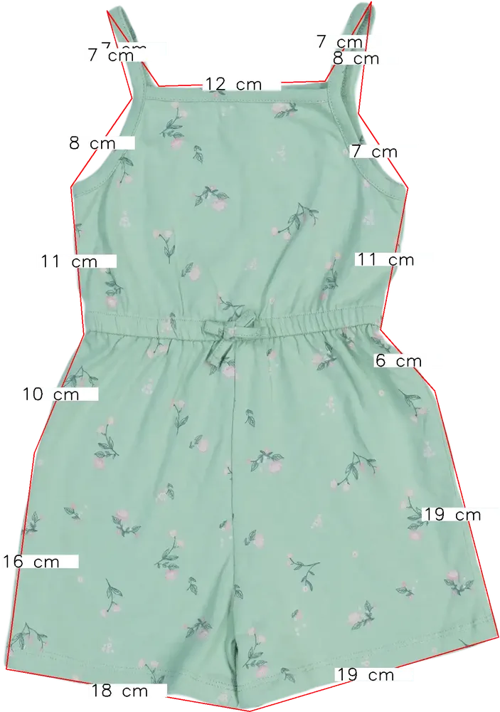 Zöld George Playsuit / Jumpsuit EU 92 / UK 2 év / US 2T