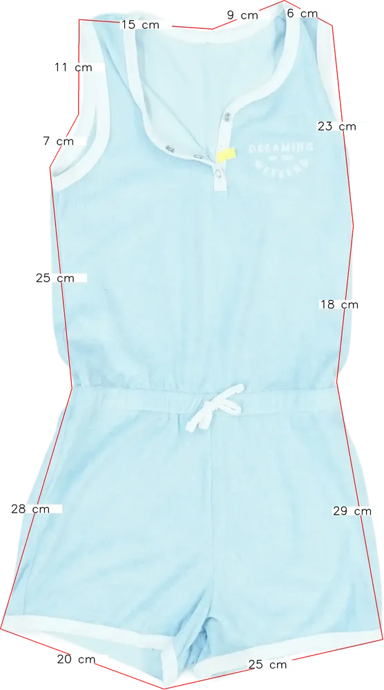 Kék George Playsuit / Jumpsuit EU 146 / UK 11 év / US 12 év/L