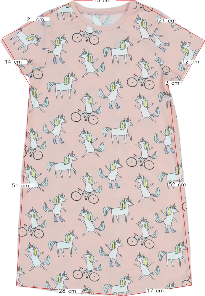 Rózsaszín George Póló EU 134 / UK 9 év / US 9 év/L