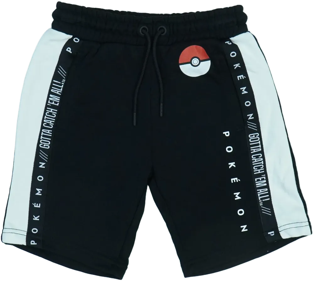 Fekete Pokémon Rövidnadrág EU 134 / UK 9 év / US 9 év/L
