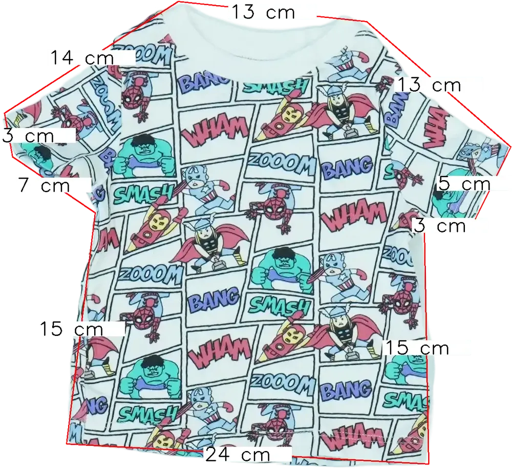 Többszínű George Póló EU 62 / UK 0-3 hónap / US 0-3 hónap